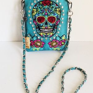 P&G Collection Sugar Skull Crossbody/Shoulder Bag